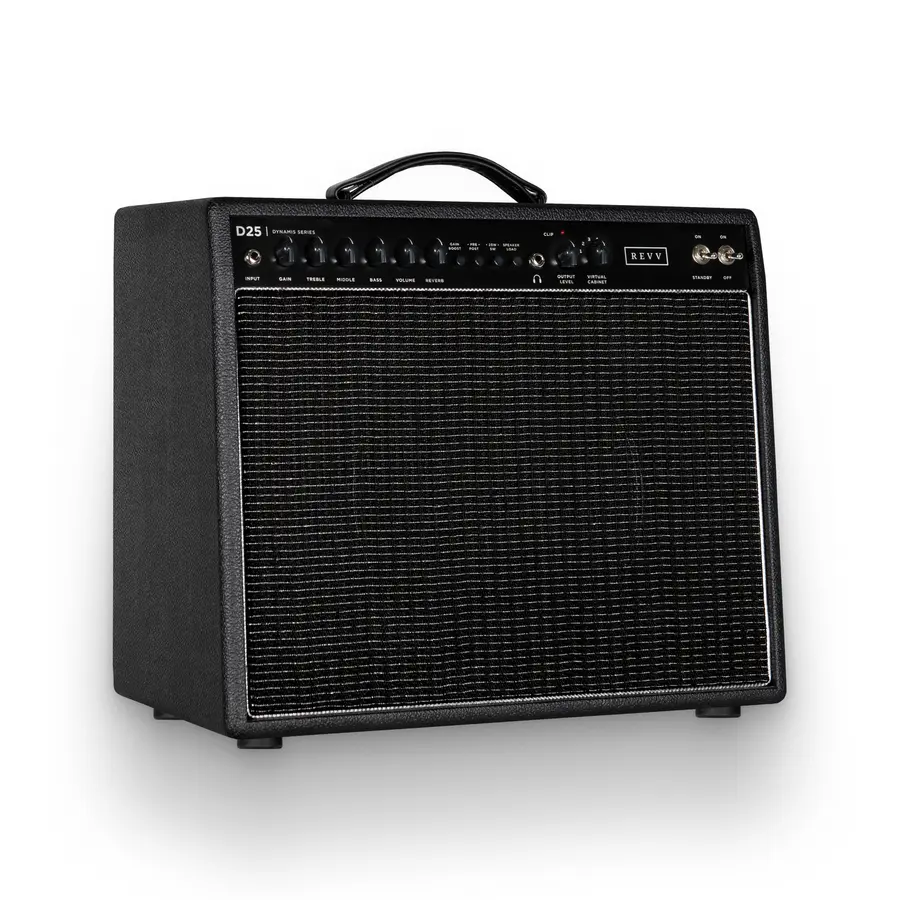 Revv Dynamis D25 25/5-watt Tube Combo 1x12” Black (6v6) 