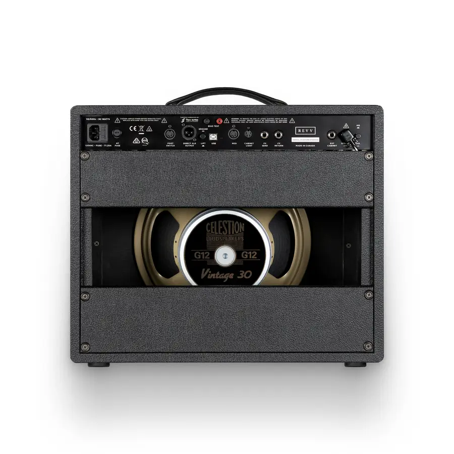 Revv Dynamis D25 25/5-watt Tube Combo 1x12” Black (6v6) 