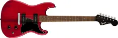 Squier Paranormal Strat-O-Sonic Crimson Red Transparent, Laurel