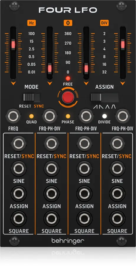 Behringer Four LFO Quad LFO with Assignable Waveforms 
