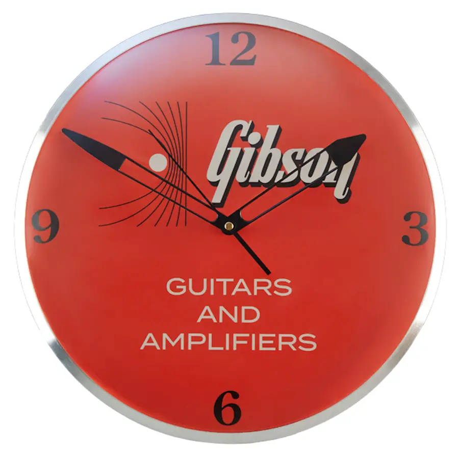 Gibson Vintage Lighted Wall Clock Kalama 