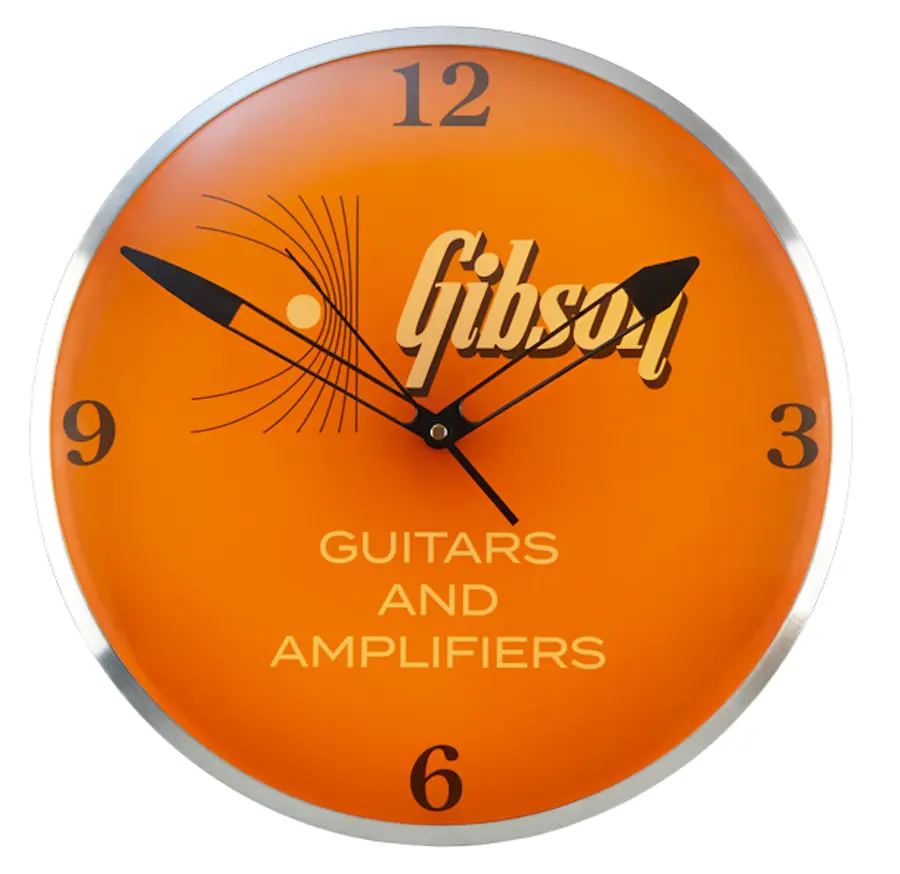 Gibson Vintage Lighted Wall Clock Kalama 