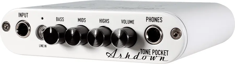 Ashdown Tone Pocket WH White headphone preamp/audio-interface 