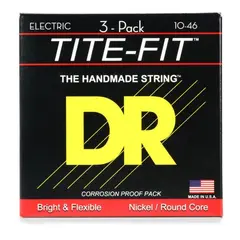 DR Strings MT-10-3PK Tite-fit (010-046) (3 pakning)
