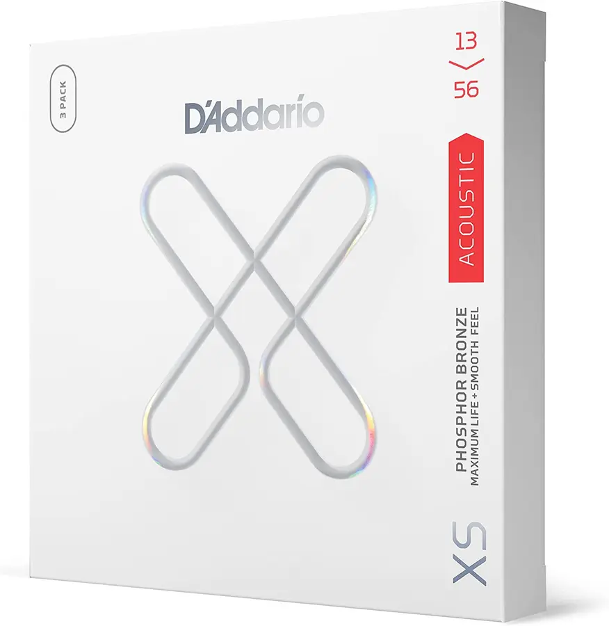 D'Addario XSAPB1356-3P XS Phos.Bronze (013-056) 3-pakning 