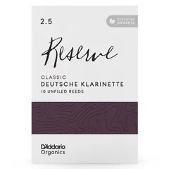 D'Addario Woodwinds ORCR1025D 10-pk 2.5 Org. Reserve Classic German klar