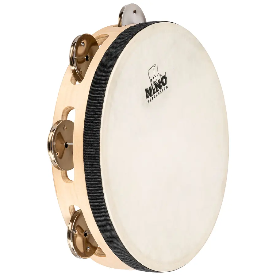 Nino Percussion NINO944 Tamburin Wood 8", 1 rad 
