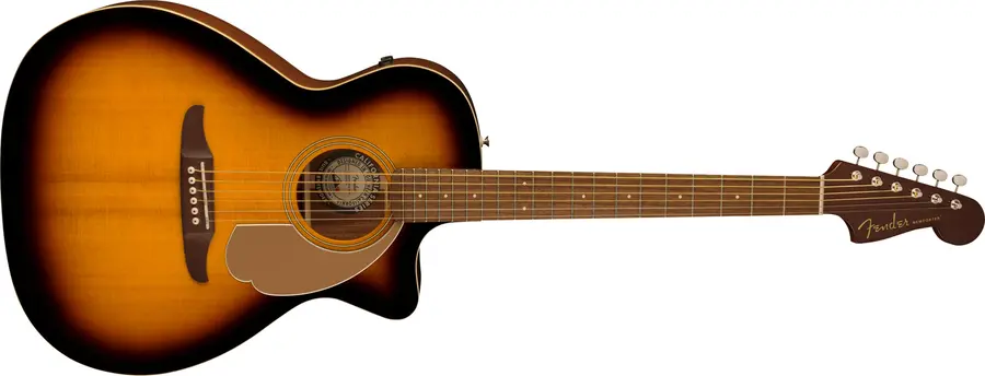Fender Newporter Player Sunburst, Gold PG, Walnut FB 