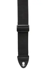 D'Andrea 2" Polyweb Guitar Strap Black w/ Ace-Lock