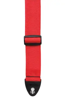 D'Andrea 2" Polyweb Guitar Strap Red w/ Ace-Lock
