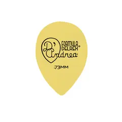 D'Andrea Delrex 358 - 0,73 Medium Yellow, Riffle Pack plekter 72-pakning