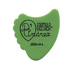 D'Andrea Delrex 390 - 0,88 Medium Heavy Green, Riffle Pack plekter 72-pakning