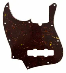 D'Andrea J-Bass 4-ply Pickguard LEFT Tortoise/Parchment/Black/Parchment