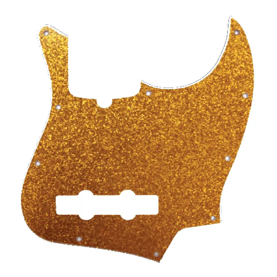 D'Andrea J-Bass Pickguard Gold Sparkle 