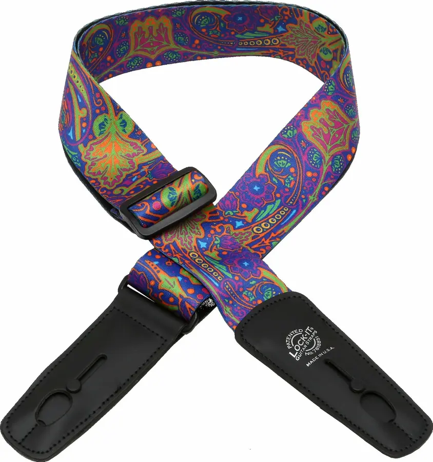 D'Andrea Lock-It Strap 2" Bob Masse Blue Journey 