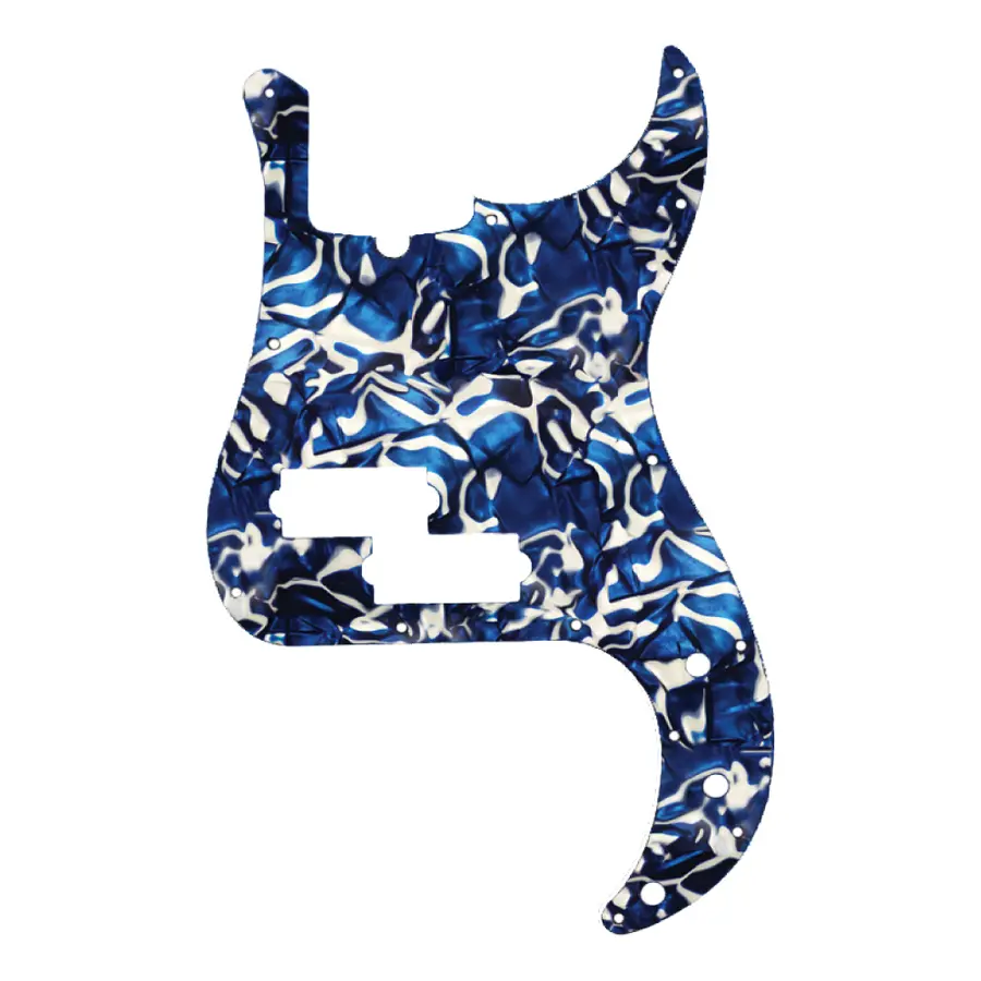 D'Andrea P-Bass Pickguard Blue Swirl Pearl 