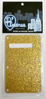D'Andrea ST-Style Back Plate Gold Sparkle