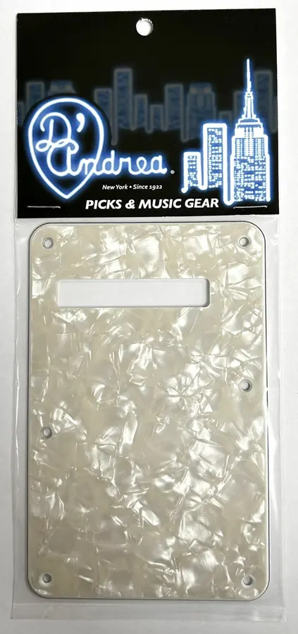 D'Andrea ST-Style Back Plate Vintage Pearl 