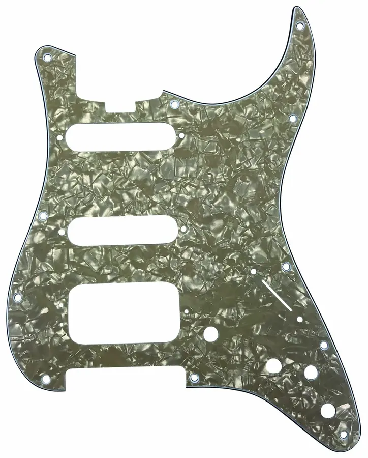 D'Andrea ST-Style HSS Pickguard Vintage Pearl 