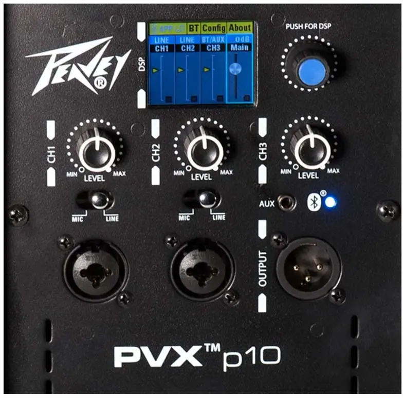 Peavey PVXp-10 Bluetooth 10" Powered Speaker 