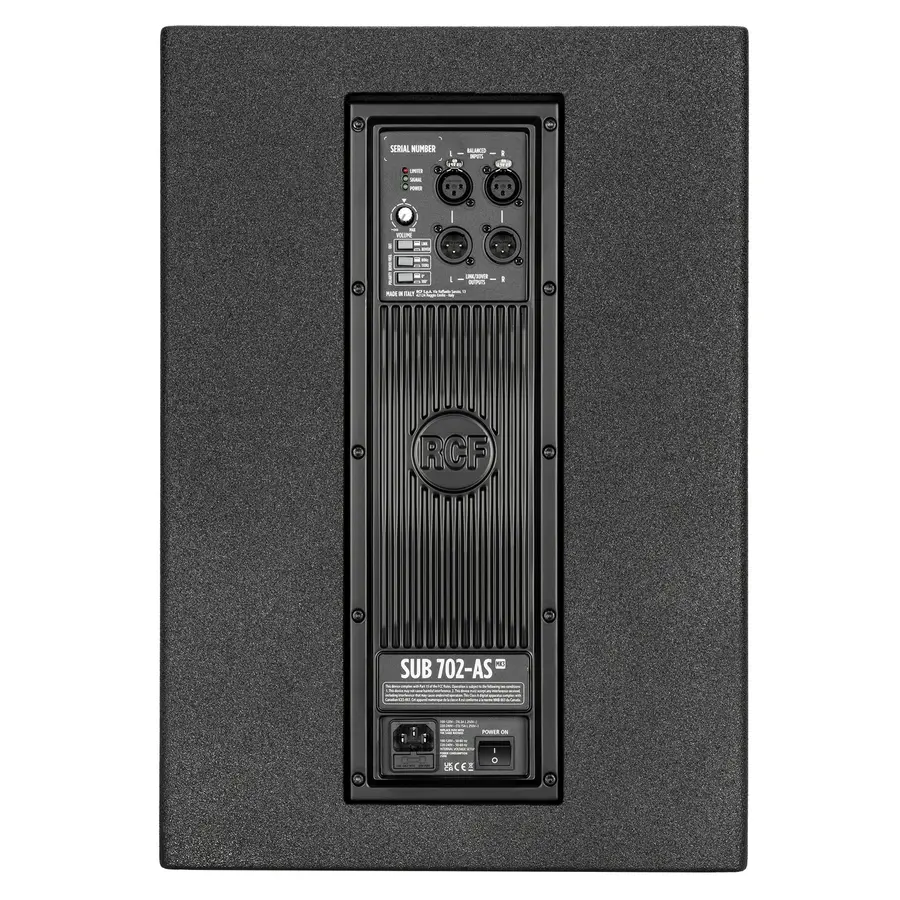 Rcf SUB 702-AS MK3 12" aktiv, 700Wrms, 1400Wpeak 