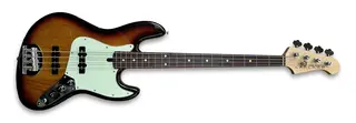 Lakland Skyline 44-60 Bass, 4-String Three Tone Sunburst Gloss