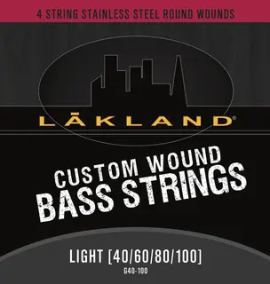 Lakland Custom Wound Stainless Steel (040-100) 4-String, Light