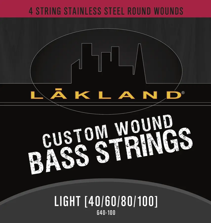 Lakland Custom Wound Stainless Steel (040-100) 4-String, Light 
