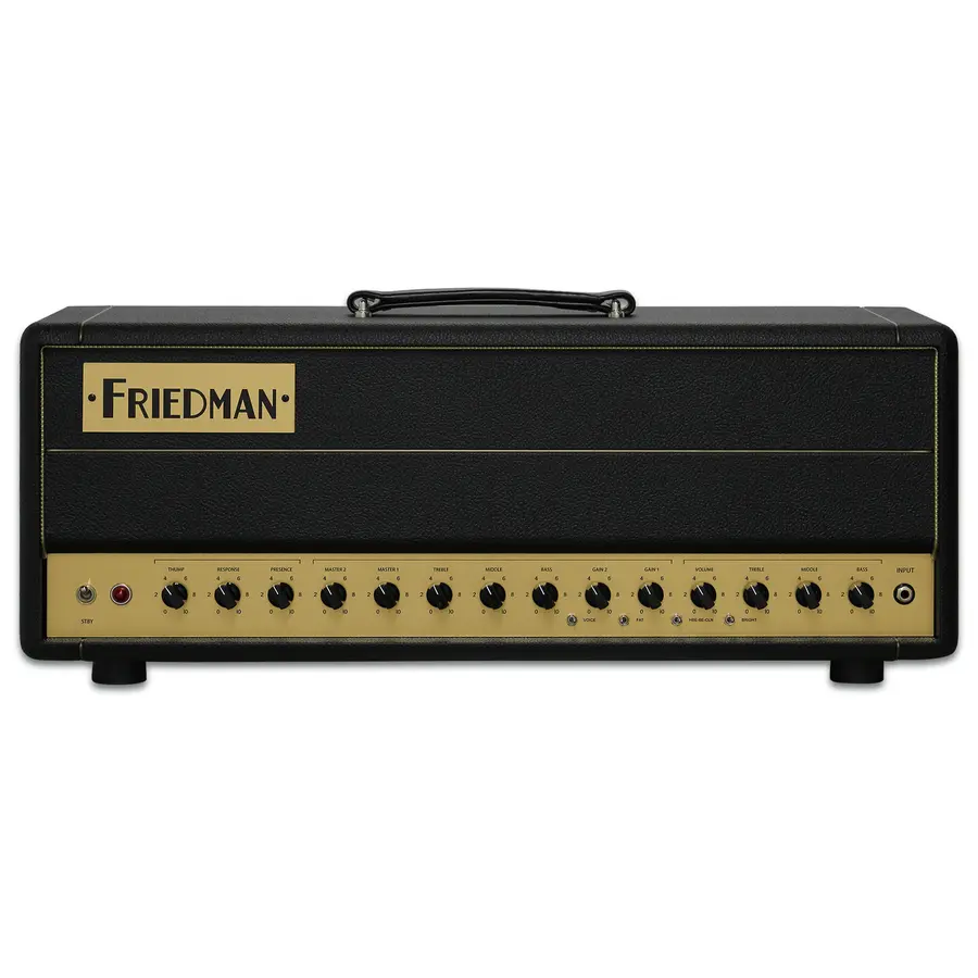 Friedman BE-50 Deluxe Head 3 Channel - 50 Watt Head - EL34 