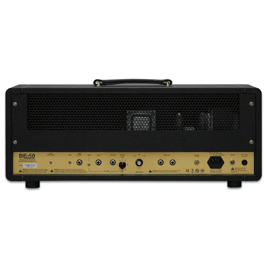 Friedman BE-50 Deluxe Head 3 Channel - 50 Watt Head - EL34 