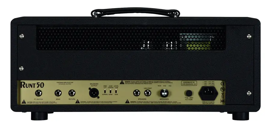Friedman RUNT-50 Head 2 Channel - 50 Watt Head - EL34 