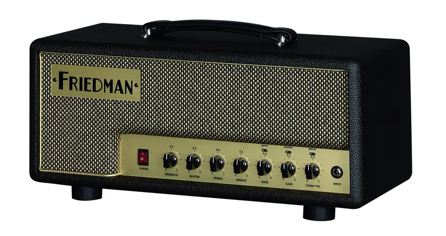 Friedman RUNT-20 Head (Black) 2 Channel - 20 Watt Head - EL84 