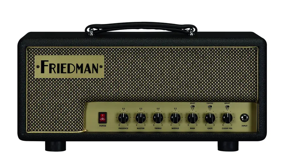 Friedman RUNT-20 Head (Black) 2 Channel - 20 Watt Head - EL84 