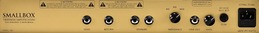 Friedman Small Box Combo 2 Channel - 50 Watt 1x12" Combo EL-34 
