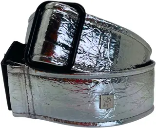 Get'm Get'm Distressed Vernice Silver 2” Gitarreim