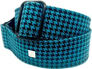 Get'm Get'm Fly Hounds Tooth Blue 2” Gitarreim