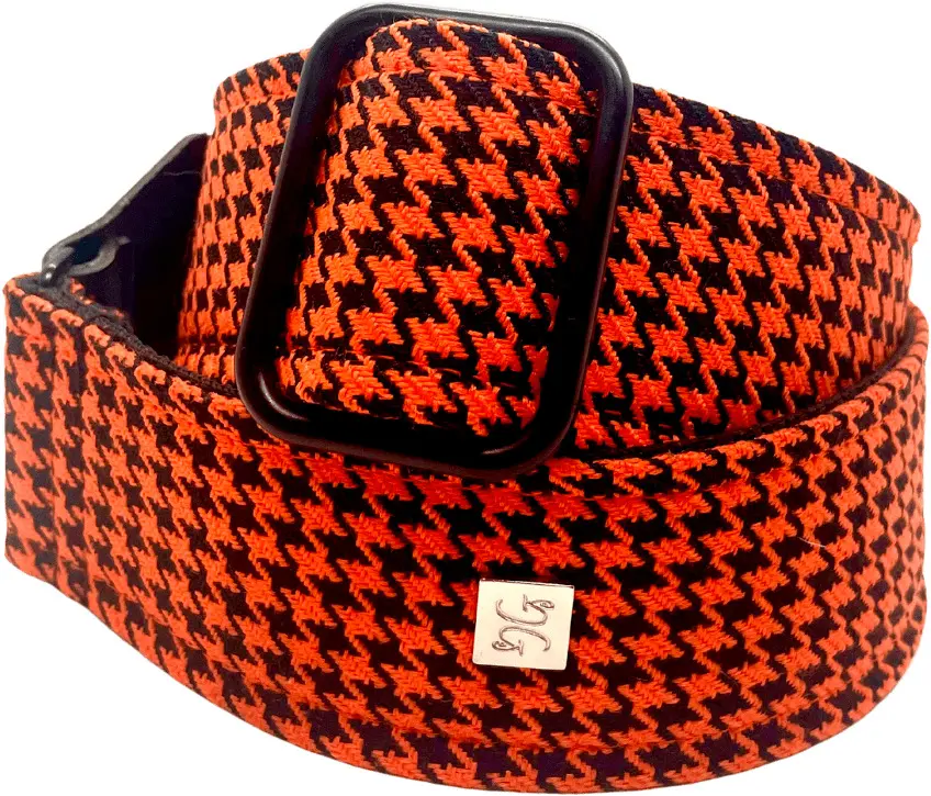 Get'm Get'm Fly Hounds Tooth Orange 2” Gitarreim 