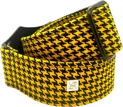 Get'm Get'm Fly Hounds Tooth Yellow 2” Gitarreim