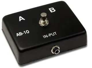 LEEM AB-10 A/B-boks, 1inn og 2 ut (jack)