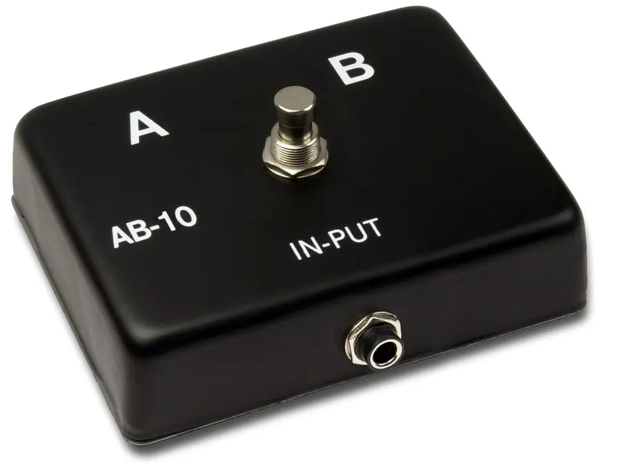 LEEM AB-10 A/B-boks, 1inn og 2 ut (jack) 
