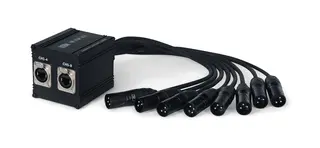 LEEM NW-85M 8 XLR han til 2 CAT5/6/7, 1m
