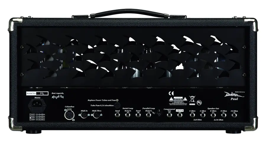 Diezel PAUL 45w,2.5 Ch,2xKT77 - All Tube Head 