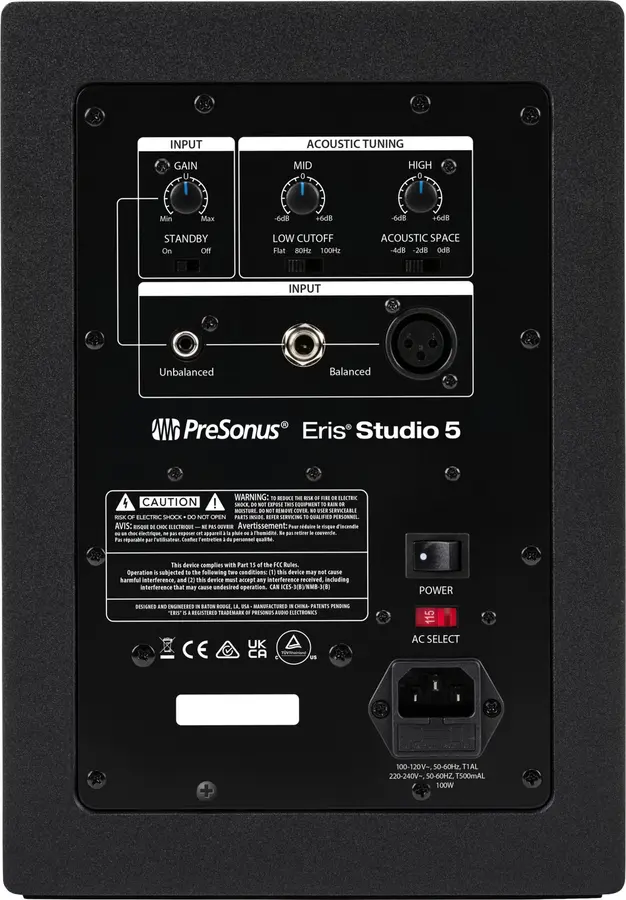 PreSonus Eris Studio 5 (Single) Black 