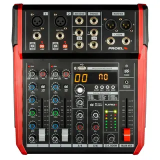 Proel PLAYMIX6 Lydmikser med Bluetooth