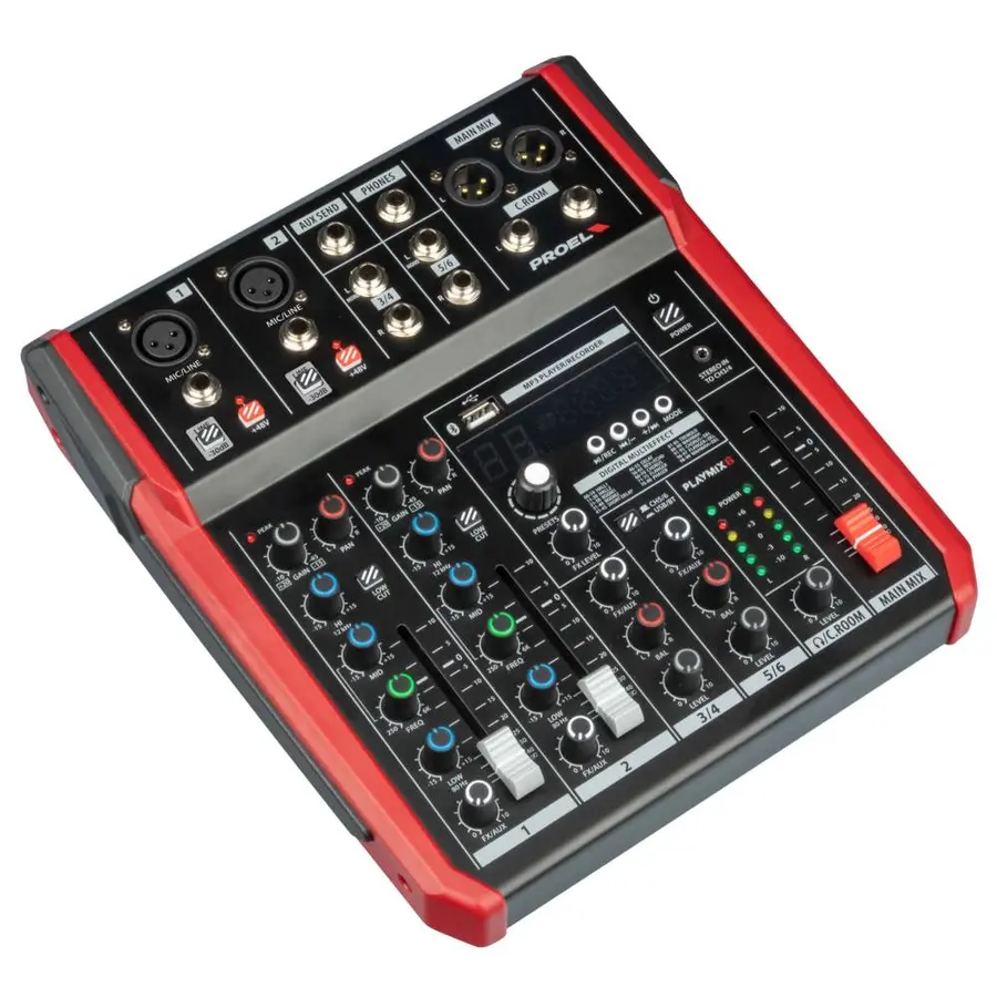 Proel PLAYMIX6 Lydmikser med Bluetooth 