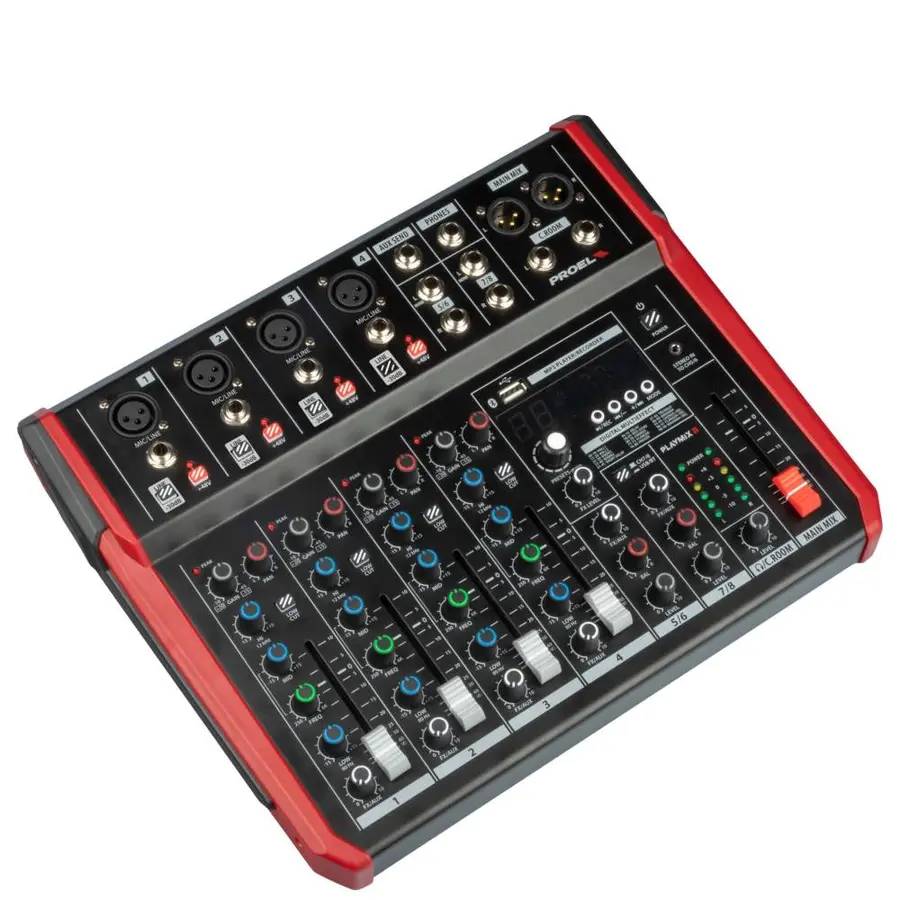 Proel PLAYMIX8 Lydmikser med Bluetooth 
