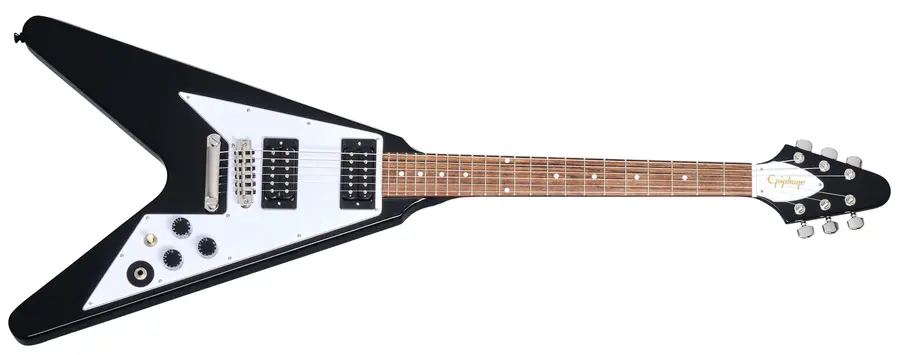Epiphone Kirk Hammett 1979 Flying V Ebony 