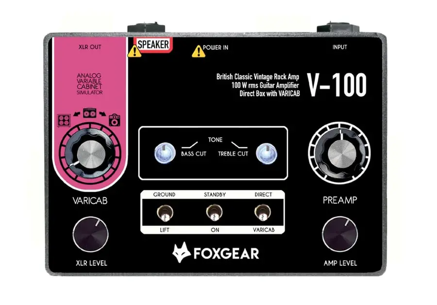 Foxgear V-100 Mini Amp British Classic 