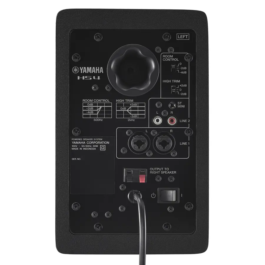 Yamaha HS4 Studiomonitorer Svarte (Pris per par) 
