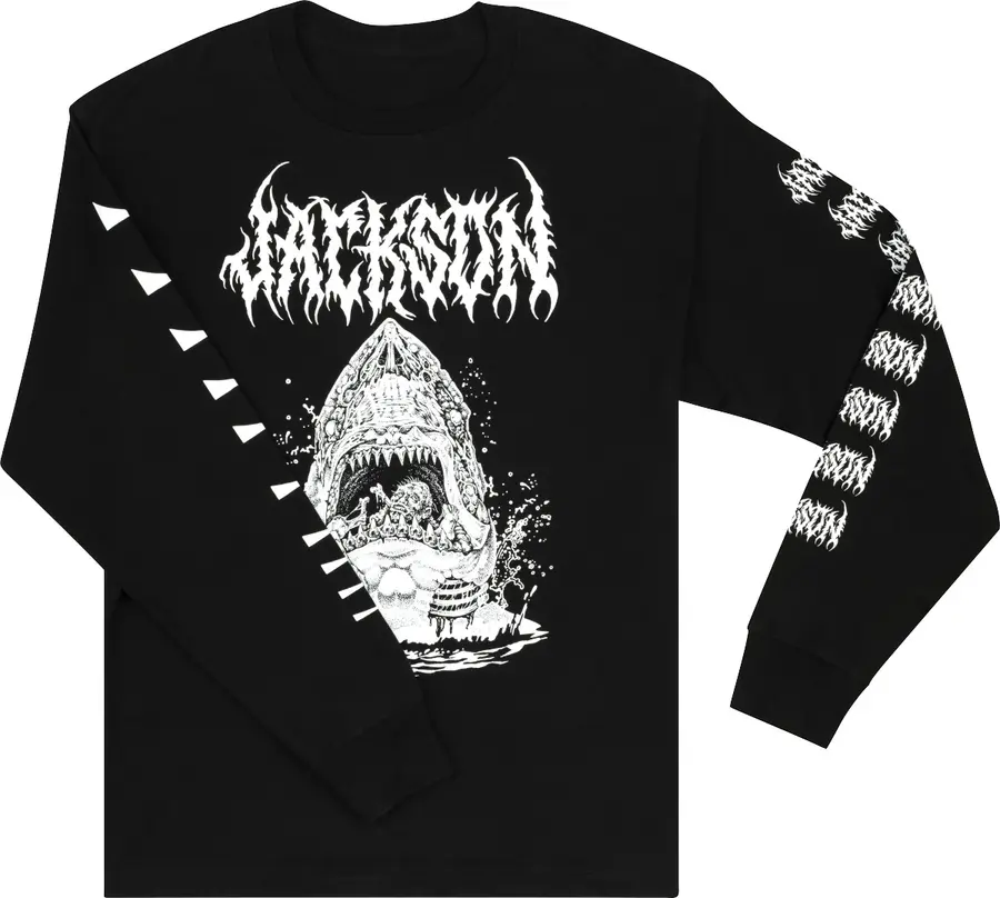 Jackson Sharkrot L/S T-Shirt, Black S 